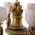 1910's Art Nouveau Italian Carved Gilt Wood & Alabaster Chandelier For Sale - Image 4 of 4
