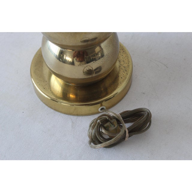 George Kovacs Caterpillar Style Stacked Orb Table Lamp in Gold Brass For Sale - Image 9 of 12