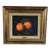 Late 20th Century Antonio Gusini Still Life Oil Painting of Oranges, Framed For Sale