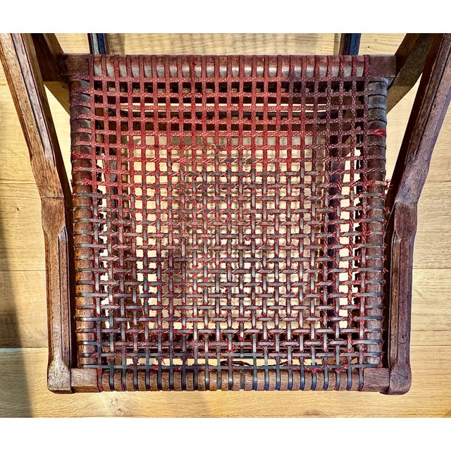 George Hunzinger Aesthetic Movement Walnut Rocking Chair, Pat. April 18, 1876 For Sale In New York - Image 6 of 13
