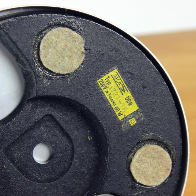 Table lamp produced in the mid-century period by AKA Leuchten in East Germany. The original manufacturer’s label is still...