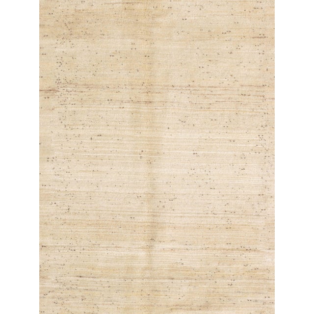 Tribal Vintage Hand-Knotted Persian Gabbeh Rug 7'3" X 10'1" For Sale - Image 3 of 5