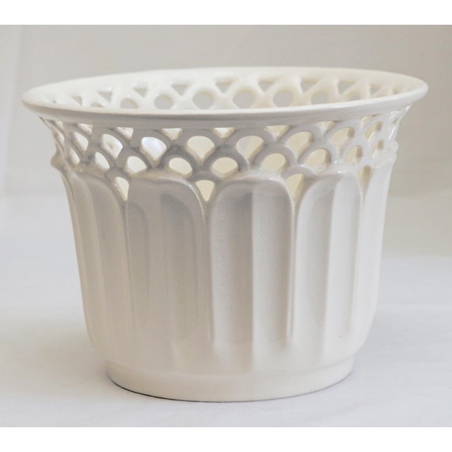 Art Deco Flower Pot Art Deco flower pot/cachepot, produced circa 1925. Roesler Max Porcelain and Fine Stoneware Factory....