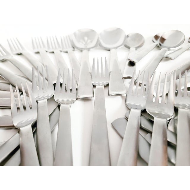 Robert Welch Svenska Satin Stainless Flatware Set 49 Piece Set Chairish