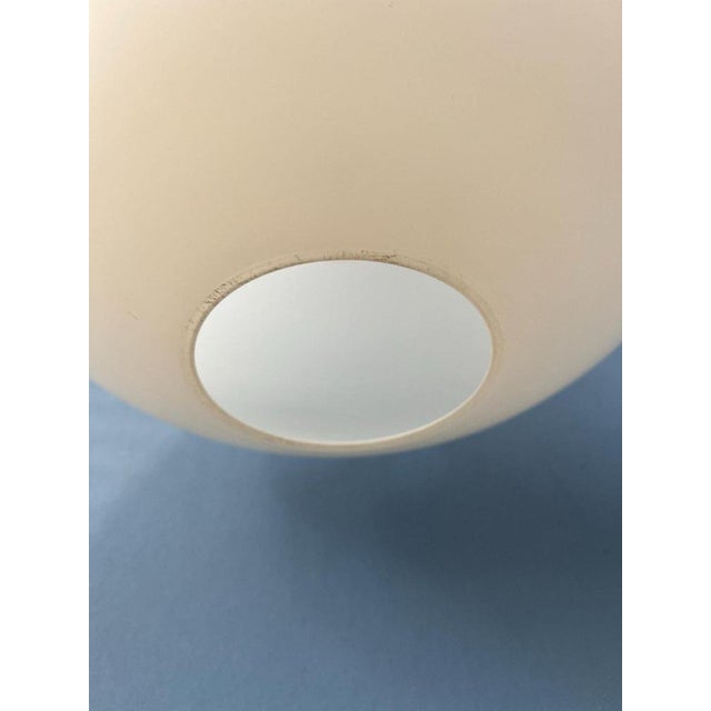 Opaline Glass Bulbo Pendant Lamp by Lisa Johansson Pape for Stockmann Orno For Sale - Image 10 of 11