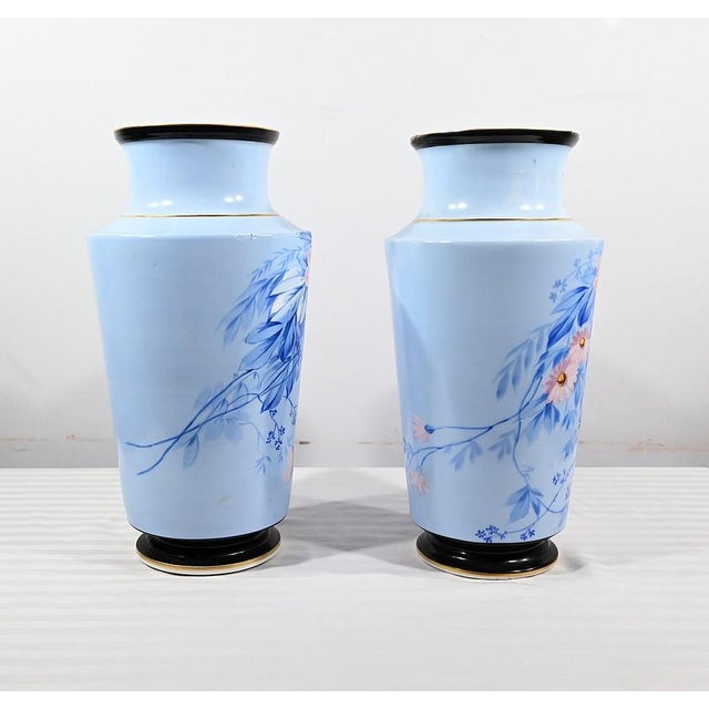 Vintage Porcelain Vases, Set of 2 For Sale - Image 4 of 18