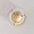 1950s Italian Tapered Ivory Lacquer + Starburst Glass Lantern Pendant For Sale - Image 10 of 11