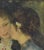 After Pierre Auguste Renoir, Confidences, Mid-20th-Century, Oil on Canvas For Sale - Image 3 of 4
