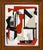 This set of collages is inspired by the mid-century masters. Framed in vintage wood frames, wired and ready to hang Signed...