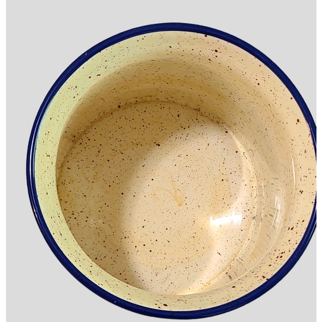 Adam Pfaltzgraff Late 20th Century Southwestern Pfaltzgraff Colorful Sedona Canister Vase Planter Bowl For Sale - Image 4 of 6