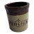 Small Brown and Tan Pencil Crock For Sale