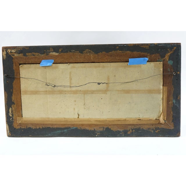 American The River Original Chalk Pastel Drawing on Paper For Sale - Image 3 of 4