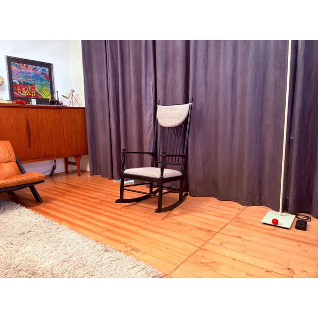 Isabella Rocking Chair by Karl-Axel Adolfsson for Gemla Möbler, Sweden, 1950s For Sale - Image 12 of 15