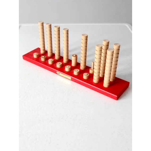 Vintage Ideal School Supply Co. Number Toy For Sale - Image 9 of 11