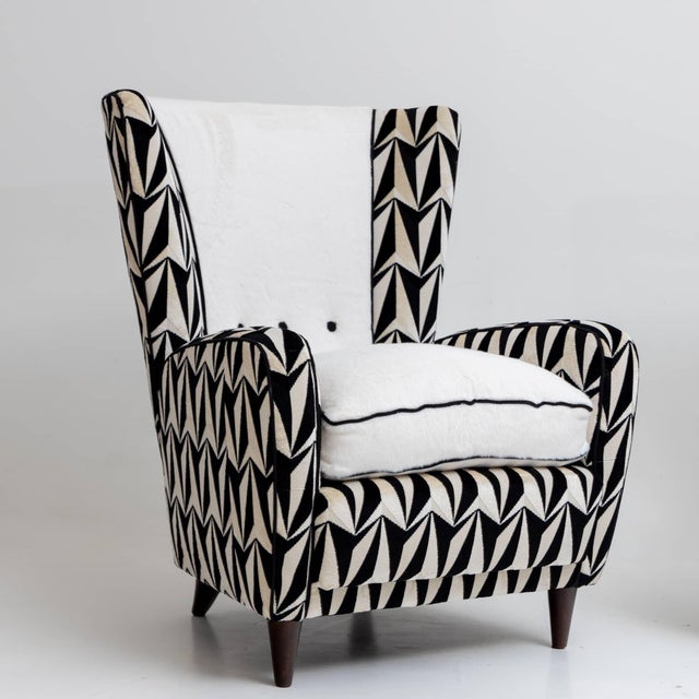Pair of Lounge Chairs, Italian Manufacture, Mid-20th Century For Sale - Image 4 of 8
