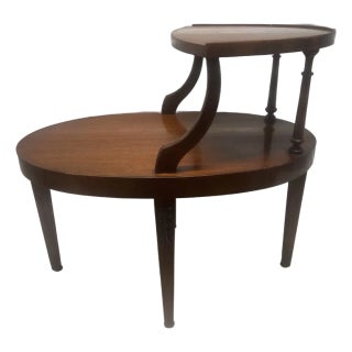 1990s Vintage Two-Tier Side End Table For Sale