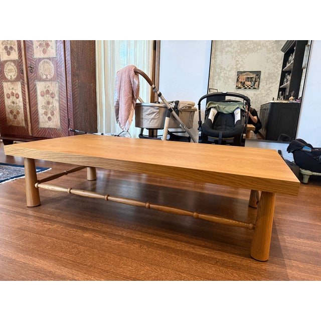 2020s Custom Wood Coffee Table (Manufacturer Le Maé) For Sale - Image 5 of 5