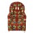 Handmade African Beaded Chair in Red and Green For Sale