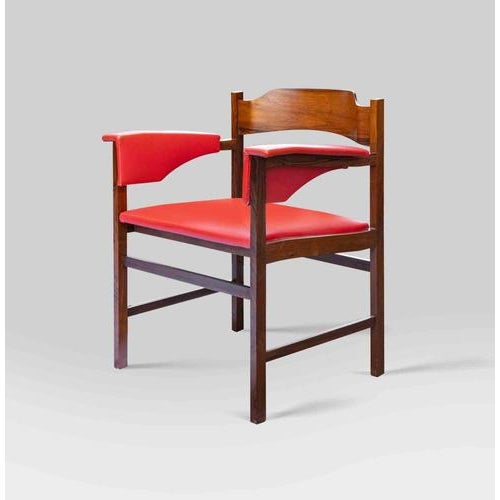 Brown Vintage Rosewood Desk Set attributed to Gianfranco Frattini, 1960s, Set of 2 For Sale - Image 8 of 10