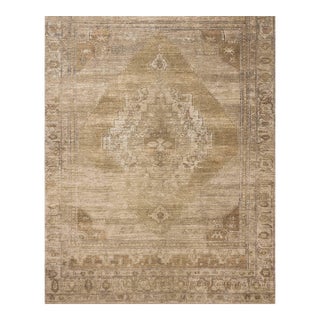 Amber Lewis x Loloi Cambria Taupe / Antique Bronze 10'-0" x 14'-0" Area Rug For Sale