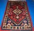 Handmade Vintage Persian Hamadan Rug 1.3' X 2' (41cm X 61cm) 1970s For Sale - Image 9 of 9
