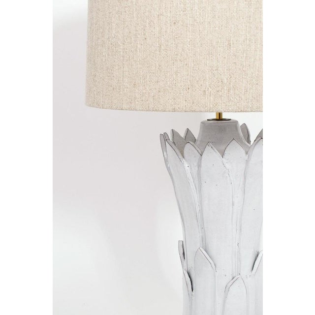 Contemporary Sintra White Lamp by Barracuda Interiors For Sale - Image 3 of 5