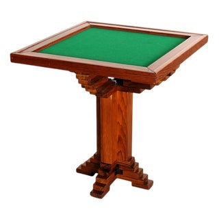 Vintage Gaming Poker Table, 1970s For Sale