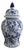 Chinoiserie Large Blue and White Porcelain Ginger Jar For Sale