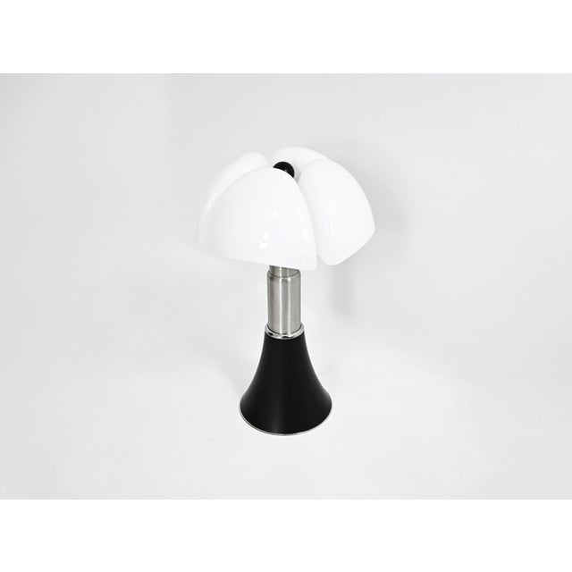 Metal Black Pipistrello Table Lamp by Gae Aulenti for Martinelli Luce, 1990s For Sale - Image 7 of 16