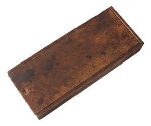 Vintage Wood Slide Top Box