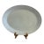 Vintage Johnson Brothers White Ironstone Oval Platter, England For Sale