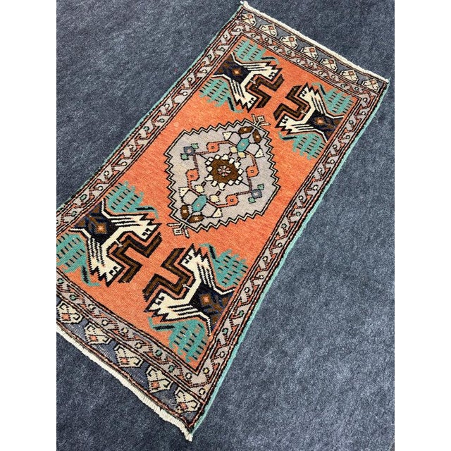 Early 21st Century Turkish Yastik Rug 1'8" x 3'4" For Sale - Image 5 of 5