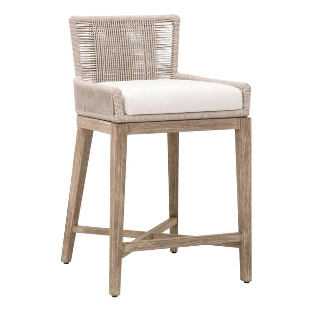 Essentials For Living Overlay Fabric Counter Stool For Sale