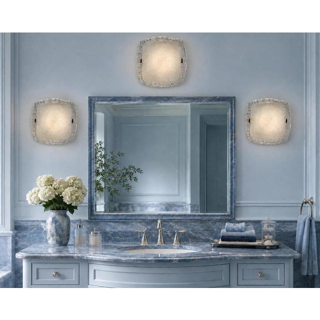 Gorgeous set of three ceiling lights of the following dimensions: 1 piece: 50cmx50cmx14cm 2 pieces: 40cmx40cmx12cm Made of...