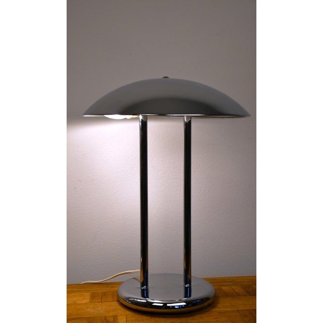 Vintage Barad Chrome Table Lamps by Robert Sonneman for Ikea, 1992s, Set of 2 For Sale - Image 3 of 8