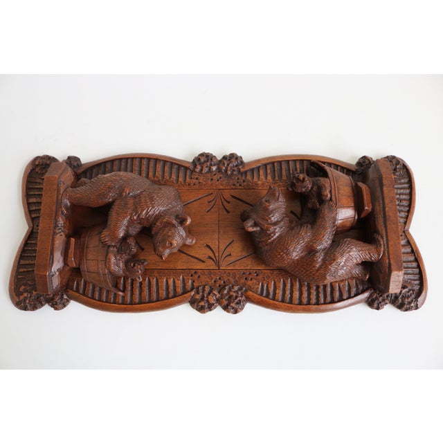 Antique Black Forest Swiss Bear Adjustable Bookshelf, 1880 For Sale - Image 10 of 12