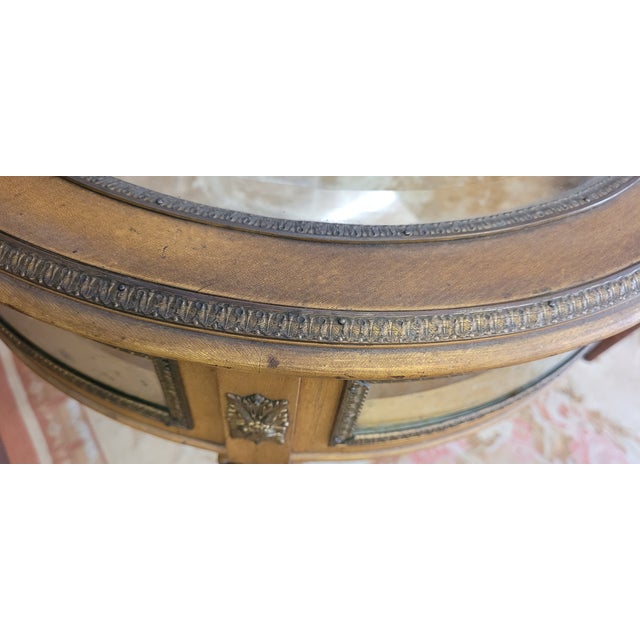 1910s Louis XVI Style Vitrine Table Signed R J. Horner For Sale - Image 9 of 12