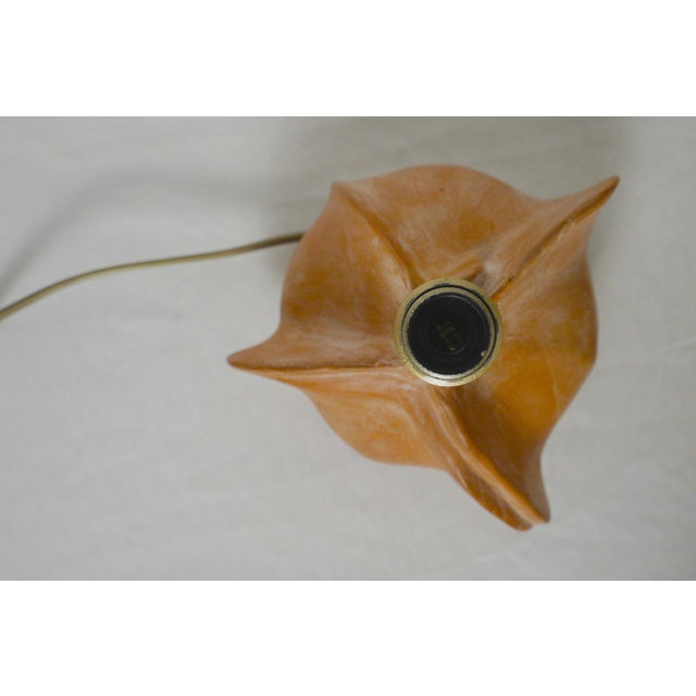 Ceramic Tim Orr Sculpture Lamp in Neutral Terracotta, 1970s For Sale - Image 16 of 17