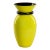 Daffodil Yellow and Black VeArt Signed Murano Vase For Sale