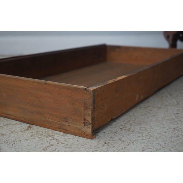 Antique 18th Century Clawfoot Cherry Queen Anne Highboy Chest on Chest For Sale - Image 15 of 18