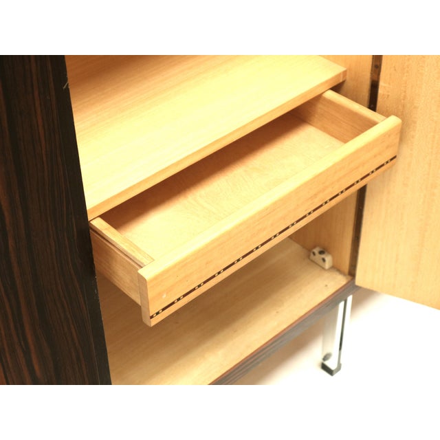 Large Vintage Designer Wardrobe with Hanging and Storage Space, 1960s For Sale - Image 6 of 9