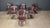 Set of 6 elegant dining chairs by Cidue. The chairs have a beautifully shaped chrome frame and come with the original...