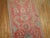 Pink Antique Turkish Oushak Runner - 2'5" x 11'5" For Sale - Image 4 of 9