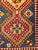Vintage Persian Yalameh Area Rug, Hand-Knotted Wool, Allover Geometric Design For Sale In Chicago - Image 6 of 7