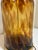 Vintage Tortoiseshell Italian Art Glass Table Lamp — Hollywood Regency Style For Sale - Image 11 of 12