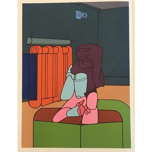 Abstract 1970 Lithograph Dm02188, Derriere Le Miroir For Sale - Image 3 of 3