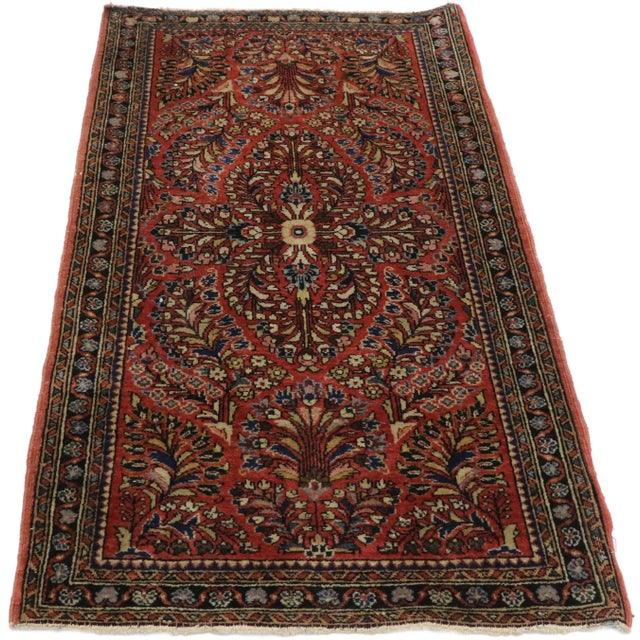 Antique Persian Sarouk Rug, 02'02 X 04'00 For Sale - Image 4 of 10