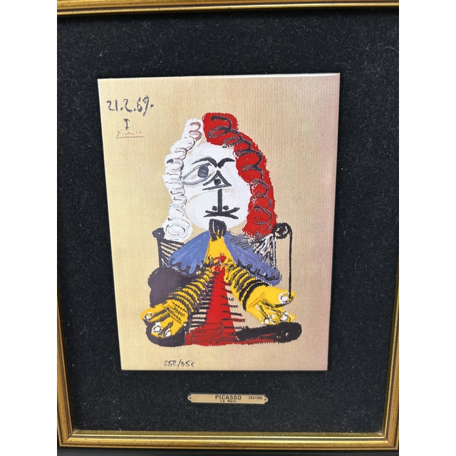 1960s Pablo Picasso, Imaginary Portraits, 1960s, Ceramic, Framed, Set of 4 For Sale - Image 5 of 13