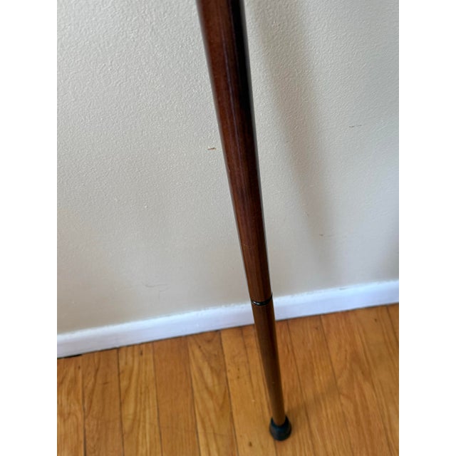 Late 20th Century 20th Century Chinoiserie Brass Horse Head Wood Cane Walking Stick For Sale - Image 5 of 7