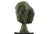 Abstract Head Sculpture, 20th Century, Green-Patinated Bronze For Sale - Image 9 of 10